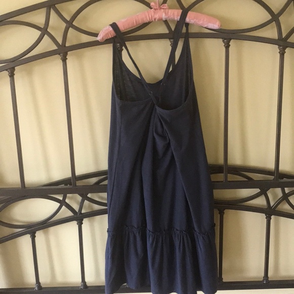 Junarose ASOS Drop Waist Cami Navy Blue Dress XL - Picture 8 of 8